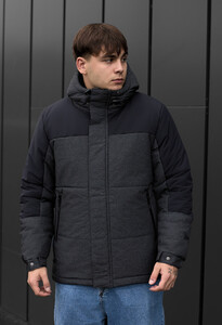 Фото - Зимова куртка для хлопців Staff qux black & graphite - Men box