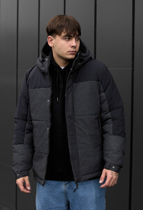 Фото - Зимова куртка для хлопців Staff qux black & graphite - Men box
