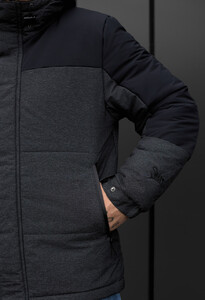 Фото - Зимова куртка для хлопців Staff qux black & graphite - Men box