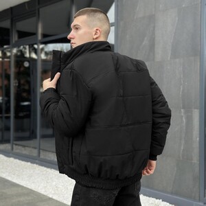 Фото - Повседневная куртка Pobedov Axmont черного цвета - Men box