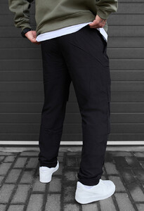 Фото - Утепленные штаны черного цвета Staff do black fleece - Men box