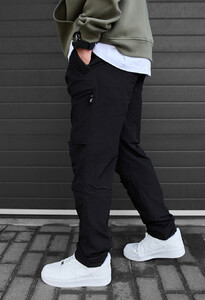 Фото - Утепленные штаны черного цвета Staff do black fleece - Men box
