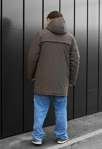 Фото - Парка цвета темный хаки Staff st dark khaki - Men box