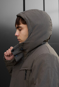 Фото - Парка цвета темный хаки Staff st dark khaki - Men box