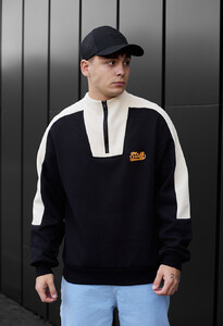 Фото - Молодежный свитшот Staff black & milk oversize fleece - Men box