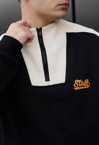 Фото - Молодежный свитшот Staff black & milk oversize fleece - Men box