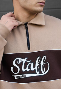 Фото - Молодежный оверсайз свитшот Staff kr oversize fleece - Men box