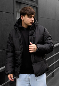 Фото - Базовая зимняя куртка Staff kas black - Men box