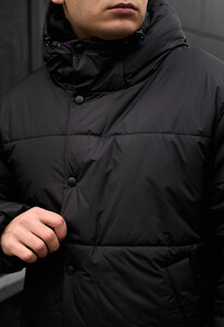 Фото - Базовая зимняя куртка Staff kas black - Men box
