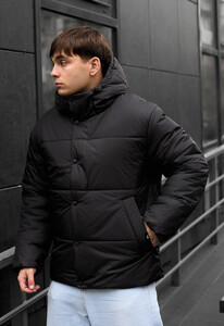 Фото - Базовая зимняя куртка Staff kas black - Men box