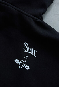 Фото - Чорне худі Staff x Вітер Степовий "Толя, зняв?" oversize fleece - Men box