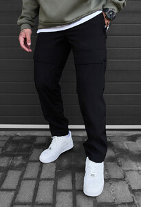 Фото - Мужские штаны на зиму Staff ar black fleece - Men box