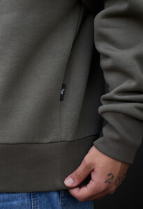Фото - Тепле базове худі Staff dark khaki oversize fleece - Men box