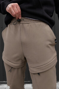 Фото - Светло-коричневые штаны Staff cu light brown fleece - Men box