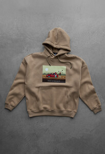 Фото - Худі Staff x Вітер Степовий "Кури гриль" oversize fleece - Men box