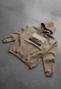 Фото - Худі Staff x Вітер Степовий "Кури гриль" oversize fleece - Men box