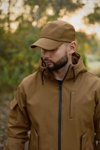 Фото - Демісезонна кепка від Intruder soft shell в кольорі койот - Men box