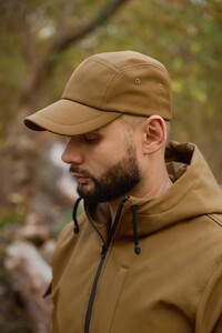 Фото - Демісезонна кепка від Intruder soft shell в кольорі койот - Men box
