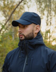 Фото - Демісезонна бейсболка Intruder soft shell темно-синя - Men box
