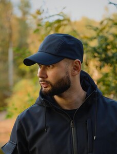 Фото - Демісезонна бейсболка Intruder soft shell темно-синя - Men box