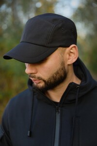 Фото - Кепка в чорному кольорі від бренду Intruder soft shell - Men box