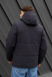 Фото - Зимняя темно-синяя куртка Staff qux navy - Men box