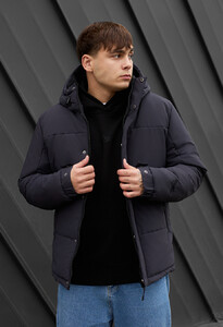 Фото - Зимняя темно-синяя куртка Staff qux navy - Men box