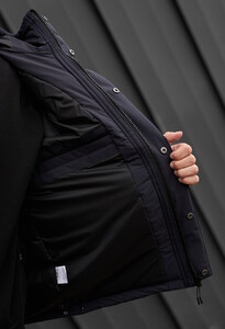 Фото - Зимняя темно-синяя куртка Staff qux navy - Men box