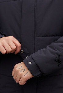 Фото - Зимняя темно-синяя куртка Staff qux navy - Men box