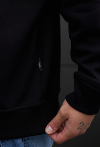 Фото - Зимове унісекс худі Staff zip black oversize fleece - Men box