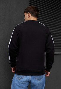 Фото - Черный флисовый свитшот Staff black line logo fleece - Men box