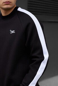 Фото - Черный флисовый свитшот Staff black line logo fleece - Men box
