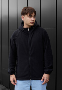 Фото - Тепле зимове худі Staff zip black fleece - Men box