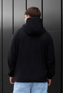 Фото - Тепле зимове худі Staff zip black fleece - Men box