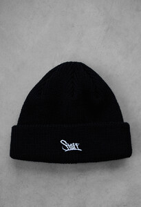 Фото - Молодежная черная шапка бини Staff balck logo - Men box