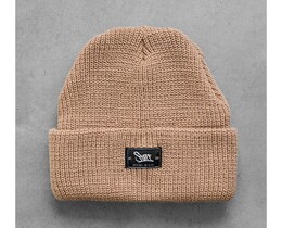 Фото - Универсальная унисекс шапка Staff 20 beige - Men box