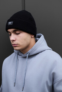 Фото - Брендована чорна шапка Staff 20 black - Men box