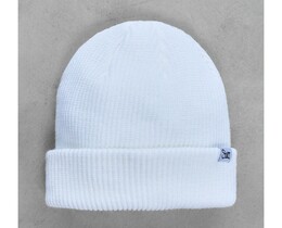 Фото - Однотонная белая шапка Staff b2 white - Men box