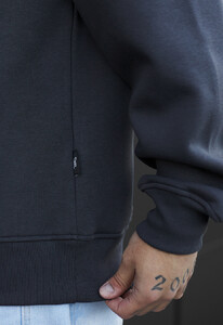Фото - Базовый оверсайз свитшот Staff dark gray oversize fleece - Men box