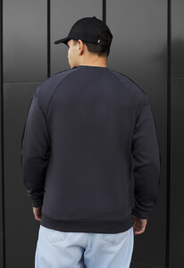Фото - Свитшот на флисе Staff dark gray line logo fleece - Men box