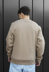 Фото - Утепленный свитшот Staff light brown basic fleece - Men box