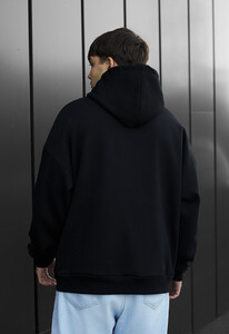 Фото - Базове худі на зиму Staff black basic oversize fleece - Men box