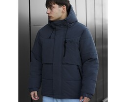 Фото - Зимняя куртка в сером цвете Staff golu gray - Men box