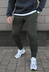 Фото - Штаны карго на флисе Staff do cargo khaki fleece - Men box
