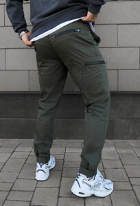 Фото - Штаны карго на флисе Staff do cargo khaki fleece - Men box