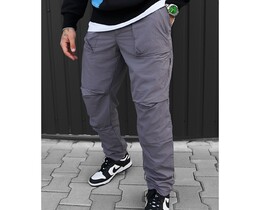 Фото - Утеплені сірі штани Staff do gray fleece - Men box