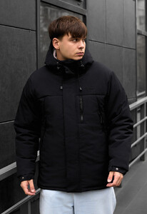 Фото - Базовая зимняя куртка Staff pix black - Men box