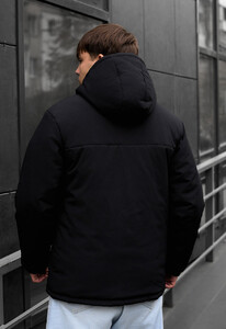 Фото - Базовая зимняя куртка Staff pix black - Men box