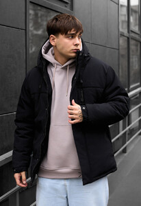 Фото - Базовая зимняя куртка Staff pix black - Men box