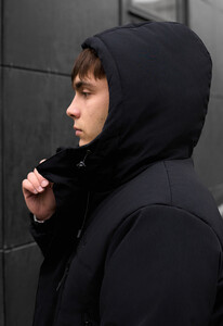 Фото - Базовая зимняя куртка Staff pix black - Men box